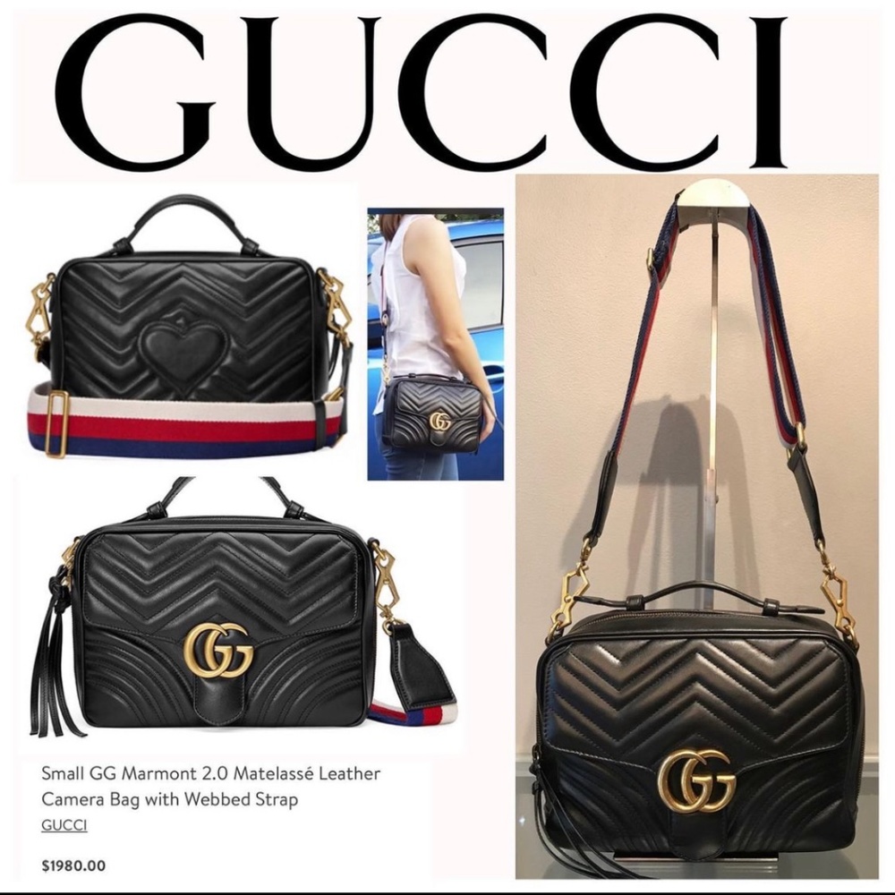 Gucci Marmont Chevron Bag